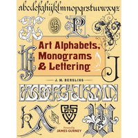 Art Alphabets, Monograms, and Lettering - Paperback