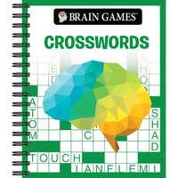 Brain Games - Crosswords (Poly Brain Cover) - Spiral
