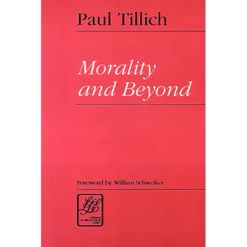 Morality & Beyond - Paperback