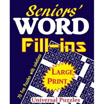 Seniors' Word Fill-ins - Paperback