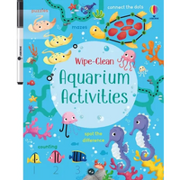 Wipe-Clean Aquarium Activities - Paperback