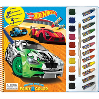 Hot Wheels Deluxe Poster Paint & Color - Novelty