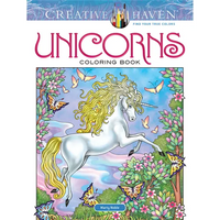Creative Haven Unicorns Coloring Book - Paperback