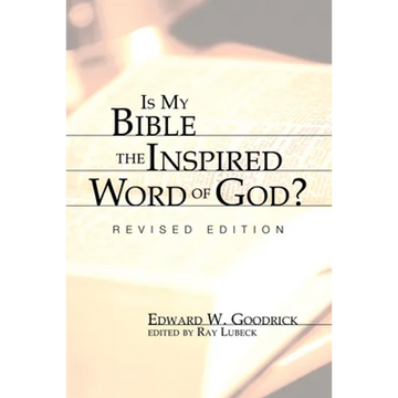 Is My Bible the Inspired Word of God? - Hardcover