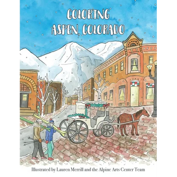 Coloring Aspen, Colorado - Paperback