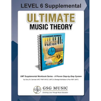 LEVEL 6 Supplemental Workbook - Ultimate Music Theory: The LEVEL 6 Supplemental Workbook is designed to be completed with the Intermediate Rudiments W - Paperback