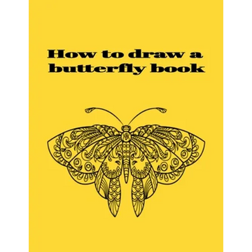 How to draw a butterfly book - Paperback