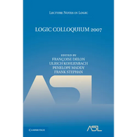 Logic Colloquium 2007 - Paperback