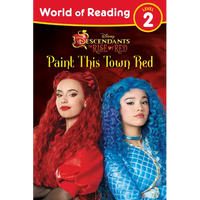 World of Reading: Descendants the Rise of Red: Paint This Town Red - Paperback