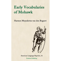 Early Vocabularies of Mohawk - Paperback