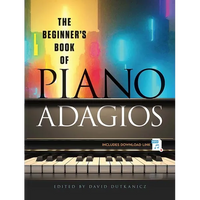 The Beginner's Book of Piano Adagios: Includes MP3 Download Link - Paperback
