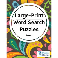 Large Print Word Search Puzzles: Word Finds Puzzle Books for Seniors, Adults and Children - Paperback