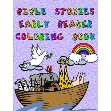 Bible Stories Early Reader Coloring Book - Paperback