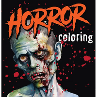 Horror Coloring (Each Coloring Page Is Accompanied by a Horror-Themed Poem, Book Excerpt, or Film Quote) (Keepsake Coloring Books) - Paperback