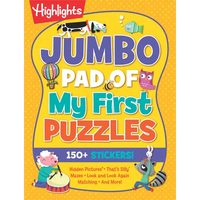 Jumbo Pad of My First Puzzles - Paperback