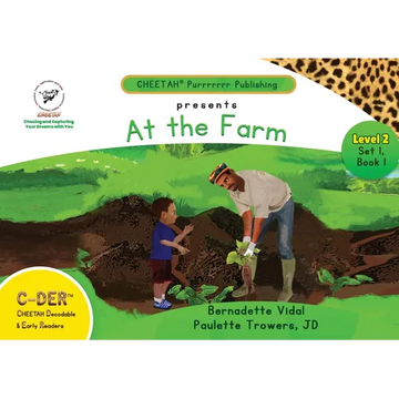 C-DER (Cheetah Decodable & Early Readers) Set 1, Book 1, At the Farm - Paperback