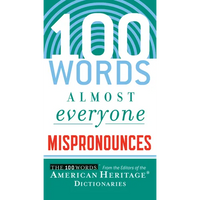 100 Words Almost Everyone Mispronounces - Paperback