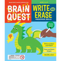 Brain Quest Write and Erase: Preschool Skills - Spiral