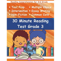 30 Minute Reading Test Grade 3: Reading Comprehension for 3rd Grade - Paperback