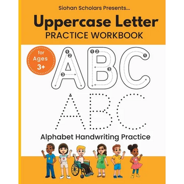 Uppercase Letter Tracing Workbook - Paperback