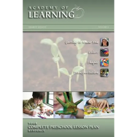 ACADEMY of LEARNING Your Complete Preschool Lesson Plan Resource - Volume 1 - Spiral