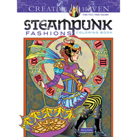 Creative Haven Steampunk Fashions Coloring Book - Paperback