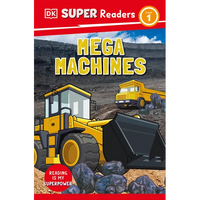 DK Super Readers Level 1 Mega Machines - Paperback
