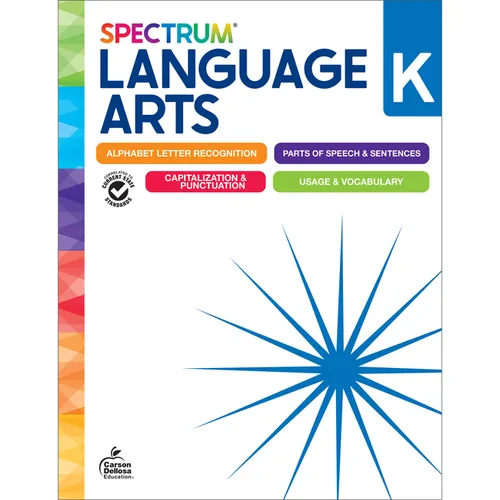 Spectrum Language Arts Workbook, Grade K