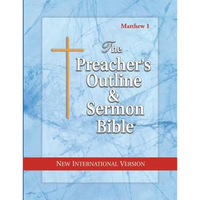 Preacher's Outline & Sermon Bible-NIV-Matthew 1: Chapters 1-15 - Paperback