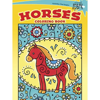 Spark Horses Coloring Book - Paperback