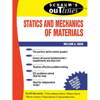 Schaum's Outline of Statics and Mechanics of Materials - Paperback