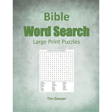 Bible Word Search: Large Print Puzzles - Paperback