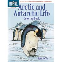Arctic and Antarctic Coloring Book, Grades 3-5 - Paperback