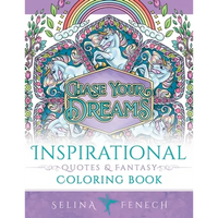 Inspirational Quotes and Fantasy Coloring Book - Paperback