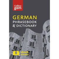 Collins Gem German Phrasebook & Dictionary - Paperback