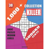 1,000 + Collection sudoku killer 12x12: Logic puzzles medium levels - Paperback