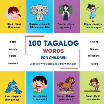 100 Tagalog Words for Children - Paperback