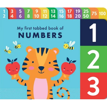 123: My First Tabbed Book of Numbers: Board Book with Colorful Tabs - Board Book