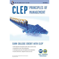 Clep(r) Principles of Management Book + Online - Paperback
