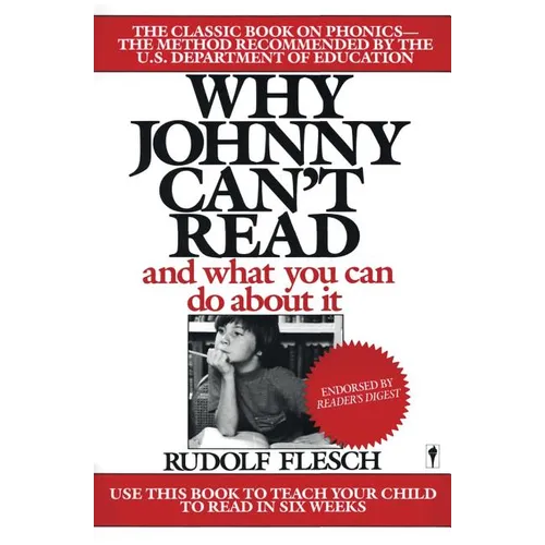 Why Johnny Can't Read?: And What You Can Do about It