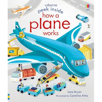 Peek Inside How a Plane Works - Board Book