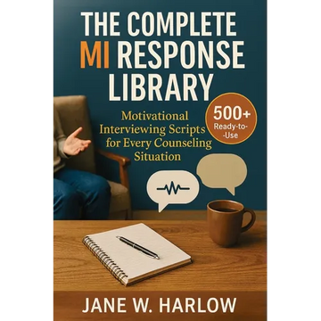 The Complete MI Response Library: 500+ Ready-to-Use Motivational Interviewing Scripts for Every Counseling Situation - Paperback