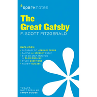 The Great Gatsby Sparknotes Literature Guide - Paperback