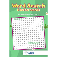 Word search- 6 Letter Words: 100 Word Searches - Paperback