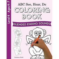 ABC See, Hear, Do Level 4: Coloring Book, Blended Ending Sounds - Paperback