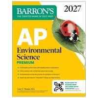 AP Environmental Science Premium, 2027: Prep Book with 5 Practice Tests + Comprehensive Review + Online Practice - Paperback
