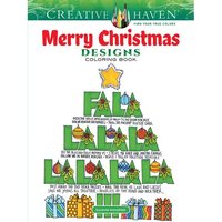 Creative Haven Merry Christmas Designs Coloring Book - Paperback