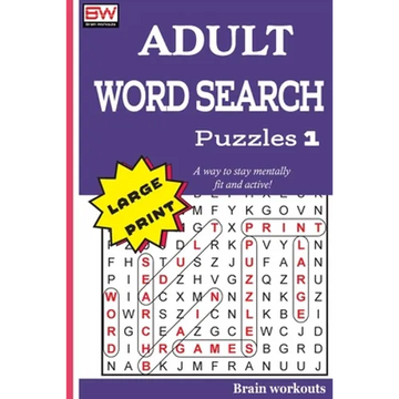 ADULT WORD SEARCH Puzzles 1 - Paperback