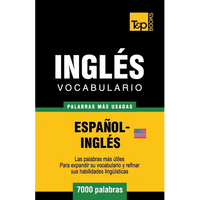 Vocabulario español-inglés americano - 7000 palabras más usadas - Paperback