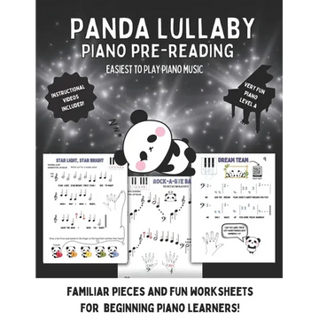 Panda Lullaby: Piano Pre-Reading Pieces for Beginners - Paperback